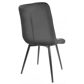 Scaun Deco Capella Black/Black Legs