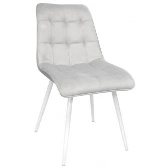 Scaun Deco Capella Grey/White Legs