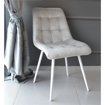 Scaun Deco Capella Grey/White Legs