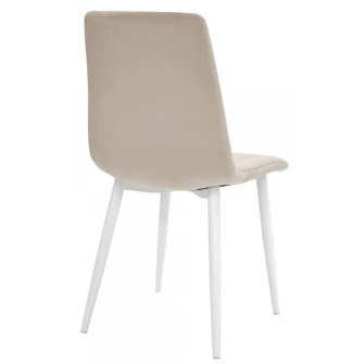 Scaun Deco DC-90P Capucino/White