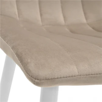 Scaun Deco DC-90P Capucino/White