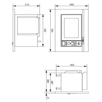 Cuptor cu microunde incorporabil Hansa AMGB20E2GB
