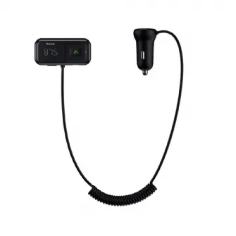 Baseus Car Charger MP3 Typed S-16 2xUSB 3.1A, Black