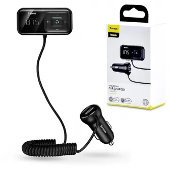 Baseus Car Charger MP3 Typed S-16 2xUSB 3.1A, Black