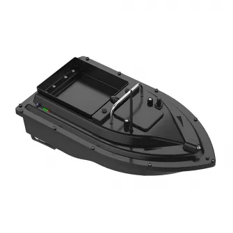 GPS Fishing Bait Boat with Large Bait Container with 500M Remote Range GPS 40 Points,12000 mAh Battery, Black