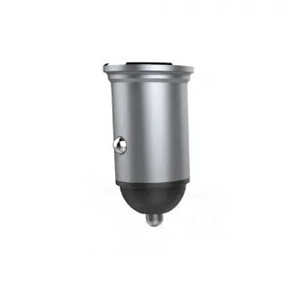 Helmet Car Charger 2xUSB 2.4A, Grey