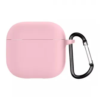 Helmet Case Silicone Airpods 4, Sand Pink
