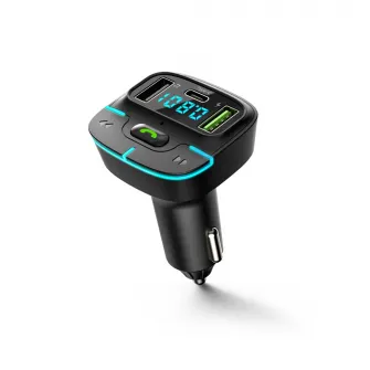 Helmet FM Transmitter with Car Charger G32, Black
