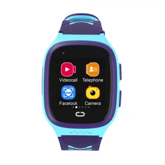 Helmet Smart Kids Watch 4G-LT31, Blue