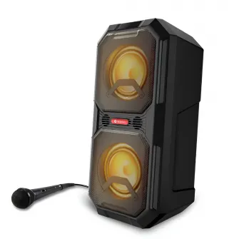 Motorola Party Speaker ROKR820, Bluetooth, LED 80W,IPX4 , Playtime: 20 Hours  Black