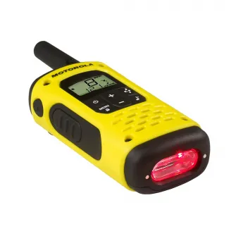 Motorola Walkie-Talkie TalkAbout T92 H2O, Twin, IP67, 16 Channels, 10km, Yellow/Black (2023 edition)