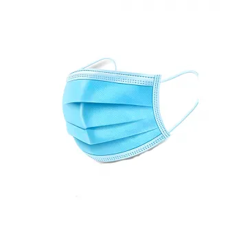 NNN Helmet Disposable Face Mask, 3 layers, Blue. 5pcs/box/ Masca faciala de unica folosinta. Albastra