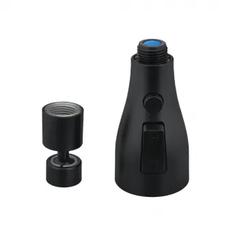 NOVEEN Aerator dual-function for faucet stainless steel XL1077 Black