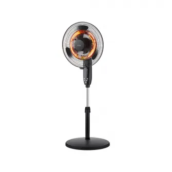 NOVEEN Standing Fan F740 2in1 with heating function Smart Tuya 16''/40cm, Black