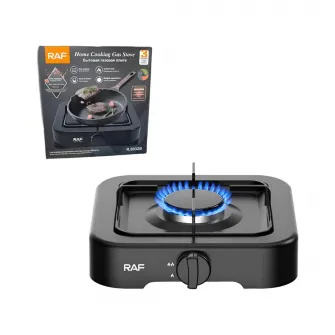 Raf Home Gas Stove R.8032B, Black