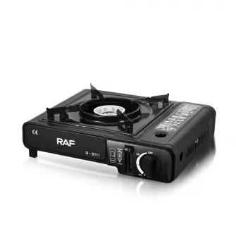 Raf Portable Gas Stove R.8111, Black