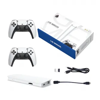 Retro Game Console M15 Plus 64GB 20000 Games, White