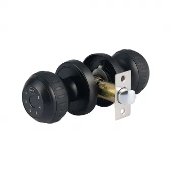 Smart Lock with Fingerprint Interior, Password. Tuya APP G530, Black