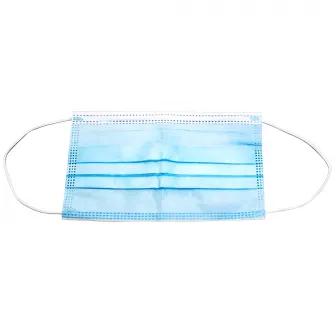SSS Helmet Disposable Face Mask, 3 layers, Blue. 50pcs/box/ Masca faciala de unica folosinta. Albastra