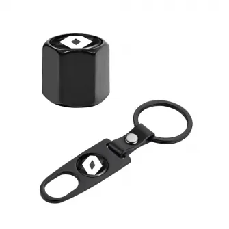 Tyre Valve Caps with a Keychain R