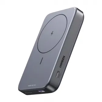 UGREEN Power Bank Foldable Kickstand Magnetic Wireless 10000mAh, 20W, Space Gray