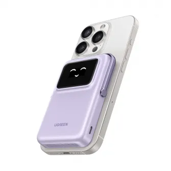 UGREEN Power Bank Uno Series with Cables Type-C, 10000mAh, 30W, Purple