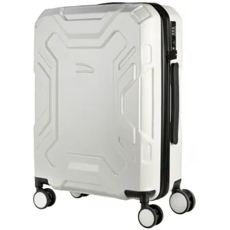 Valiza Tucano Trolley Iron Rigid S 40L White (BTRIR-S-W)