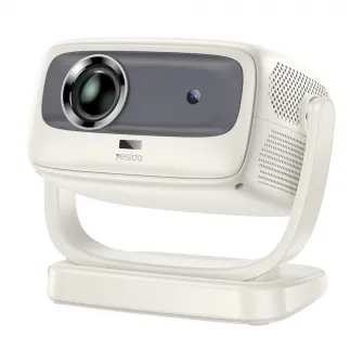 Yesido Projector 4K PRO WiFi Bluetooth USB HDMI 3.5mm Android 10, White