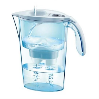 6 cartuse Laica Biflux + Cana de filtrare apa Laica Stream White, Alb