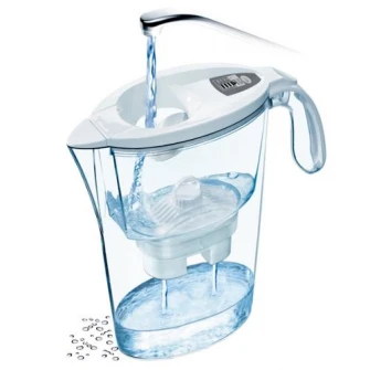 6 cartuse Laica Biflux + Cana de filtrare apa Laica Stream White, Alb