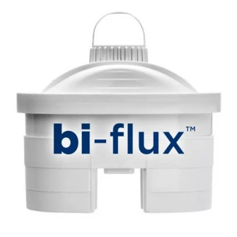 6 cartuse Laica Biflux + Cana de filtrare apa Laica Stream White, Alb