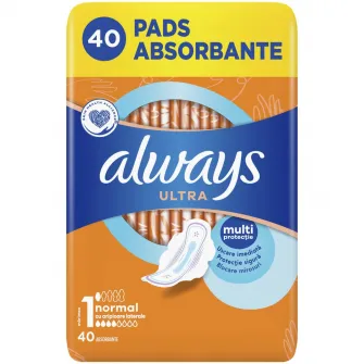 Absorbante Always Ultra Super Quattro, 40 buc