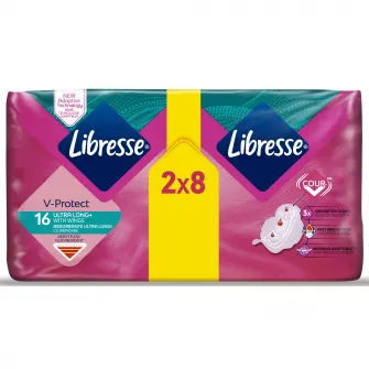 Absorbante Libresse Ultra Long Duo, 16 bucati