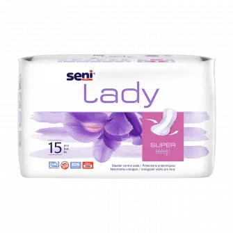 Absorbante pentru incontinenta urinara Seni Lady Super, 15 buc