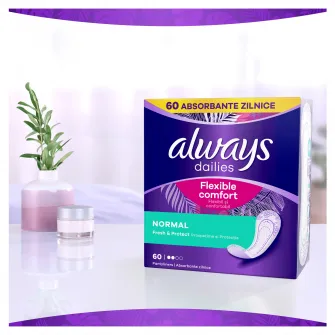 Absorbante zilnice Always Dailies Fresh  Protect Normal, 60 buc