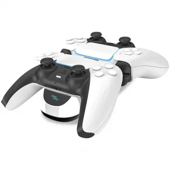 Accesoriu Dual Charging Dock Steelplay pentru Controller PlayStation 5