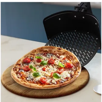 Accesoriu pentru Airfryer Philips HD9963/00, set pizza si gratar, compatibil cu gama Airfryer Seria 7000 HD9880, HD9275, HD9276