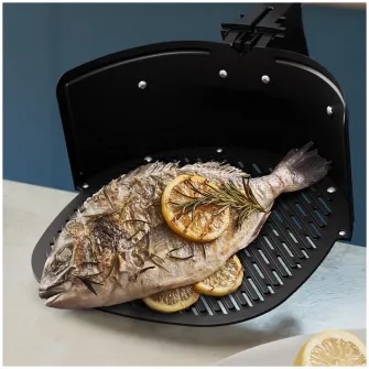 Accesoriu pentru Airfryer Philips HD9963/00, set pizza si gratar, compatibil cu gama Airfryer Seria 7000 HD9880, HD9275, HD9276