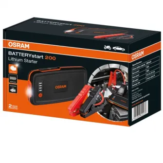 Acumulator extern / jump starter Osram BATTERYstart 200, 6000 mAh ,LiCoO2, timp incarcare 2H, mufa Micro-USB