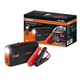Acumulator extern / jump starter Osram BATTERYstart 300, 13000 mAh ,LiCoO2, timp incarcare 3H, mufa Micro-USB