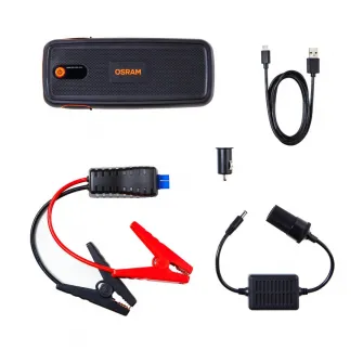 Acumulator extern / jump starter Osram BATTERYstart 400, 16800 mAh ,LiCoO2, timp incarcare 4H, mufa Micro-USB