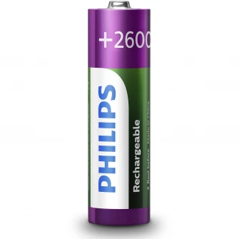 Acumulatori Philips AA 2600 mAh, 4 buc