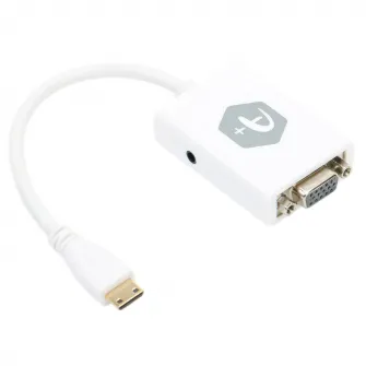 Adaptor A+ Mini HDMI to VGA cu audio, 15 cm