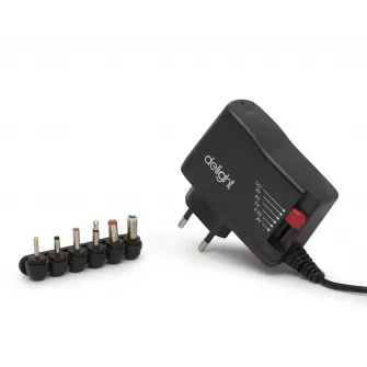 Adaptor de retea universal Delight 55056C, 2500 mA, 30W