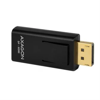 Адаптер DisplayPort к HDMI Axagon RVD-HI, позолоченные разъемы, длина 56 мм, макс. 1920 x 1200, черный