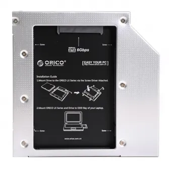 Adaptor HDD Caddy Orico L127SS, pentru unitati optice de tipul 12.7 mm