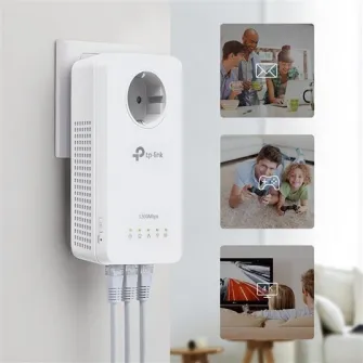 Adaptor Powerline TP-LINK TL-WPA8631P, AC1200, Dual-Band, Gigabit, 2x2 MIMO