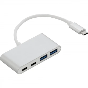 Adaptor TYPE C to USB3.0Ax2+Type Cx2 Female hub