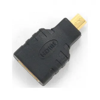 adaptor video Gembird, HDMI (M) la Micro-HDMI (T), conectori auriti, Negru, A-HDMI-FD