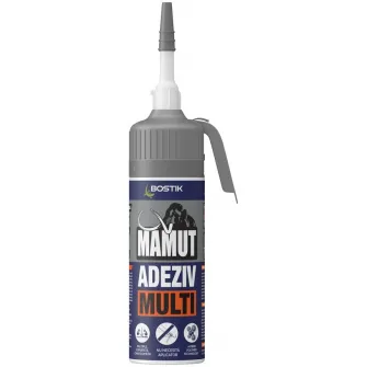 Adeziv universal Bostik Mamut Hybrid Multi Pressure Pack 100 ml, nu necesita pistol, Alb